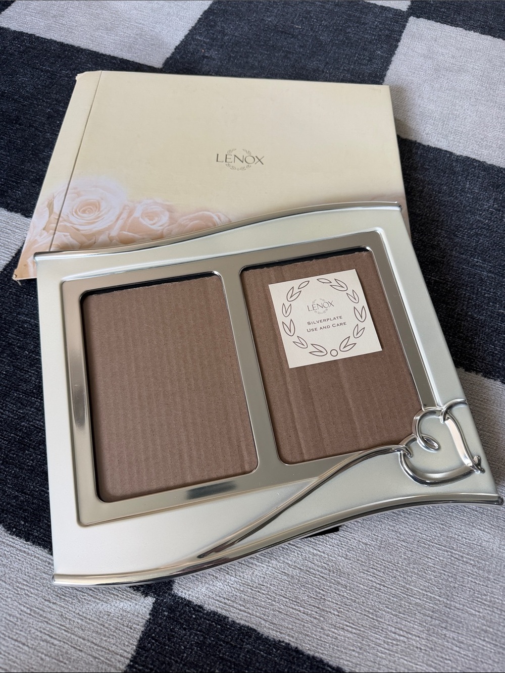 Lenox FOREVERMORE invitation double frame